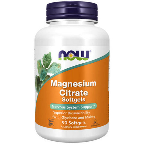 Now Foods, Magnesium Citrate, 90 softgels