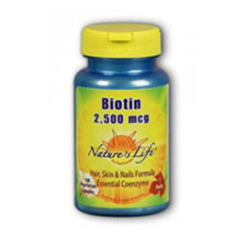 Nature's Life, Biotin, 2500 mcg, 200 caps