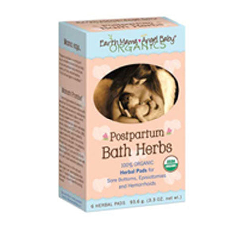 Earth Mama Angel Baby, Postpartum Bath Herbs, 6 CT 3.3 oz