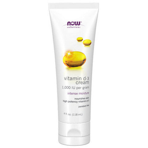 Now Foods, Vitamin D3 Cream, 4 oz