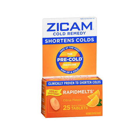 Zicam, Cold Remedy Rapidmelts With Vitamin C, Citrus 25 tabs