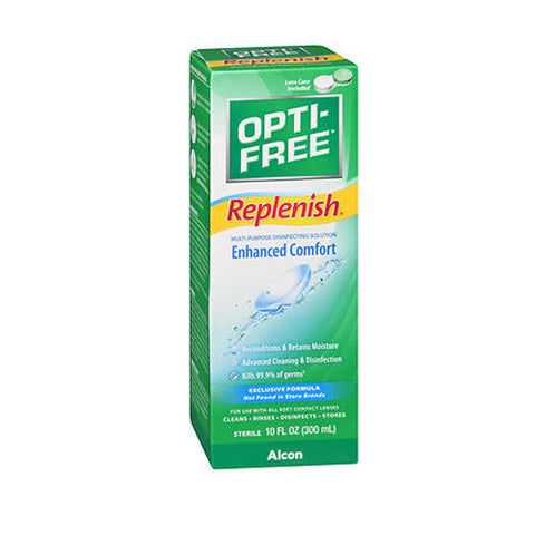 Alcon, Laboratories Opti-Free Replenish Multi-Purpose Disinfecting Solution, 10 Oz