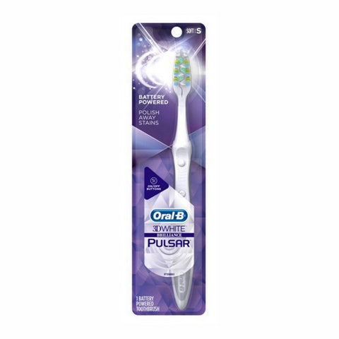 Oral-B, Pulsar 3D White Advanced Vivid Toothbrush, 35 Soft each