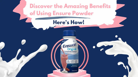 picture shows a product of ensure powder.