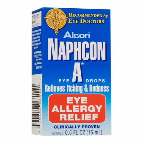 Alcon, Naphcon A Eye Allergy Relief Drops, 15 ml