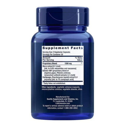 Life Extension, Advanced Natural Sex For Women 50 Plus, 90 Vcaps