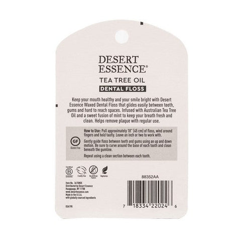 Desert Essence, Tea Tree Oil Dental Floss, 1 Count(Case Of 6)