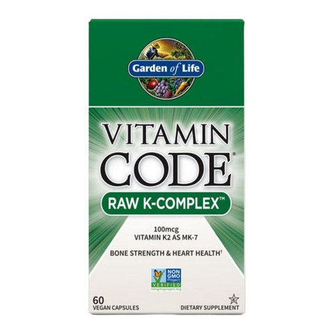 Garden of Life, Vitamin code, Raw K-Complex 60 vcaps