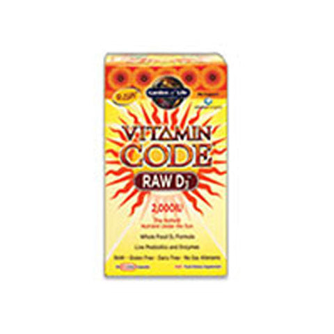 Garden of Life, Vitamin code, 2000, Raw D3 120 vcaps