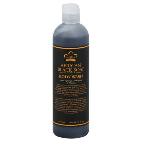 Nubian Heritage, Body Wash, African Black Soap 13 OZ