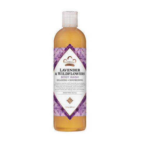 Nubian Heritage, Body Wash, Lavender and Wildflowers 13 OZ