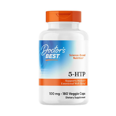 Doctors Best, Best 5-HTP, 100 mg, 180 Veg Caps