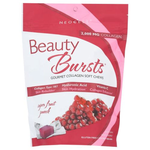 Neocell Laboratories, Beauty Burst, 60 Chews, Fruit punch