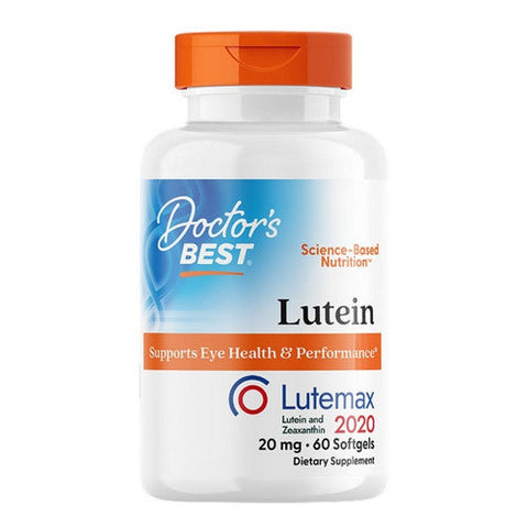Doctors Best, Lutein with Lutemax, 20 mg, 60 Softgels