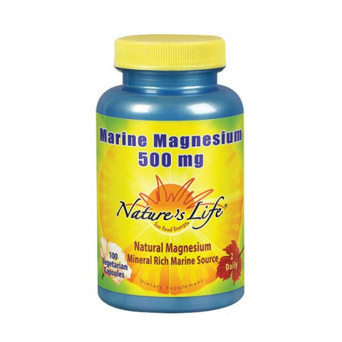 Nature's Life, Marine Magnesium, 100 Vcaps