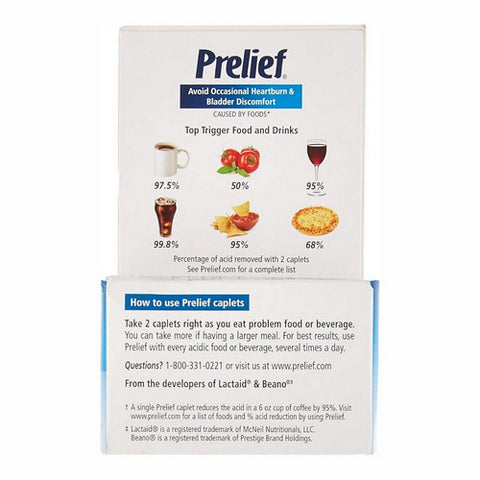 Prelief, Acid Reducer Tablets, 120 Caps