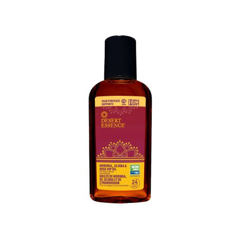 Desert Essence, Moringa - Jojoba & Rose Hip Oil, 2 Oz