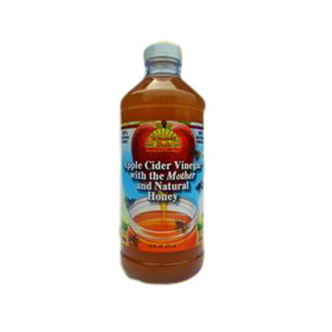 Dynamic Health Laboratories, Apple Cider Vinegar With Mother & Honey, 16 oz