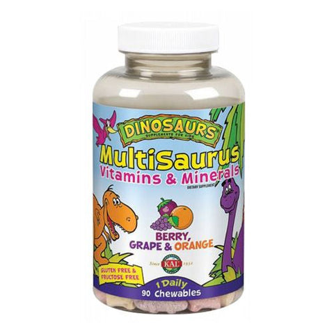 Kal, MultiSaurus, Berry, Grape & Orange 90 Chews