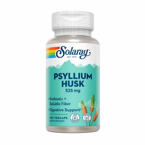 Solaray, Psyllium Husk, 525 mg, 100 Caps