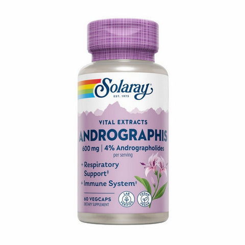 Solaray, Andrographis Aerial Extract, 60 Caps