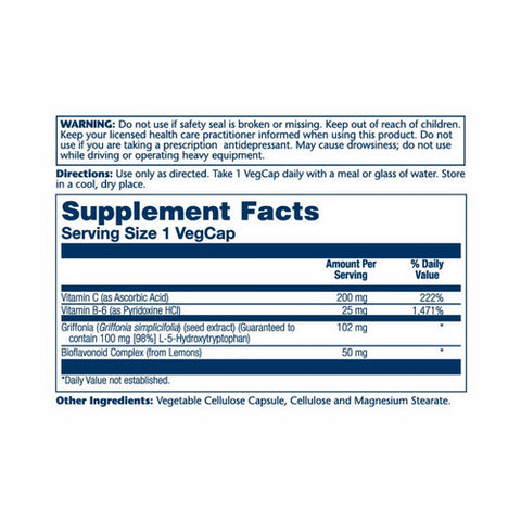 Solaray, L-5-Hydroxy Tryptophan, 30 Caps