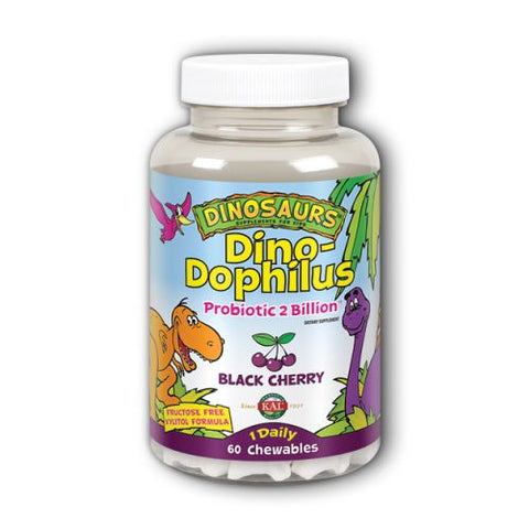 Kal, Dino-Dophilus, Black Cherry 60 Chews