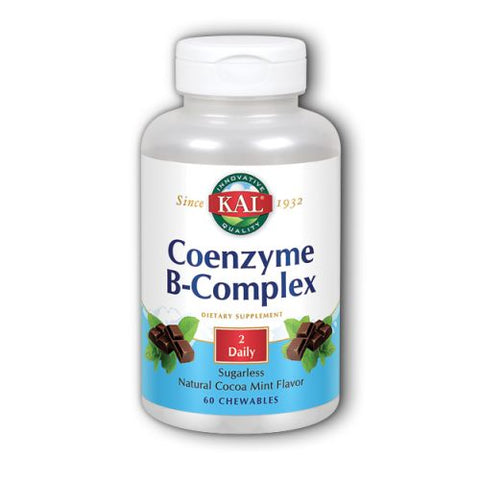 Kal, Coenzyme B-Complex, Cocoa Mint 60 Chews