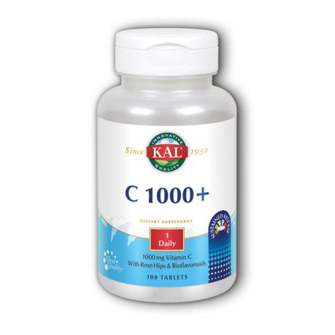 Kal, C 1000+ Sustained Release, 100 Tabs