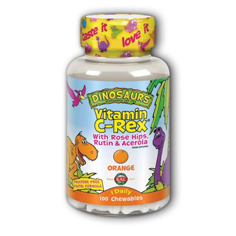 Kal, Vitamin C-Rex, Orange 100 Chews