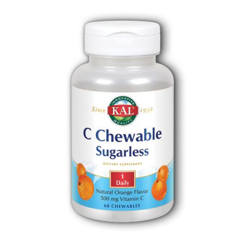Kal, C Sugarless Chewable, 60 Chews