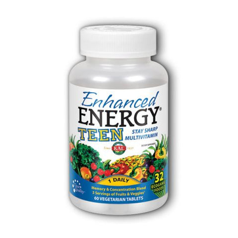 Kal, Enhanced Energy Teen, 60 Tabs