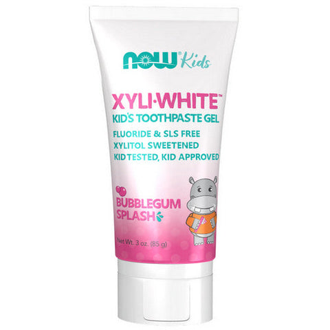 Now Foods, XyliWhite Kid's Toothpaste, Bubblegum 3 oz