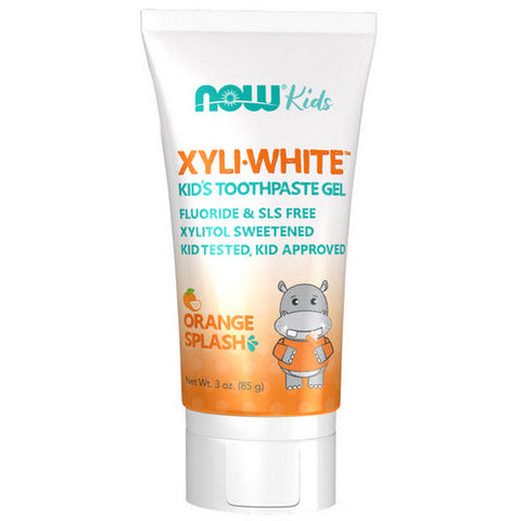 Now Foods, XyliWhite Kid's Toothpaste, Orange 3 oz