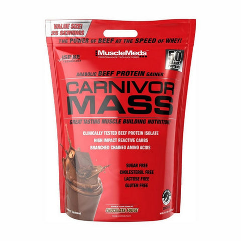 Muscle Meds, Carnivor Mass, Chocolate 10 lbs