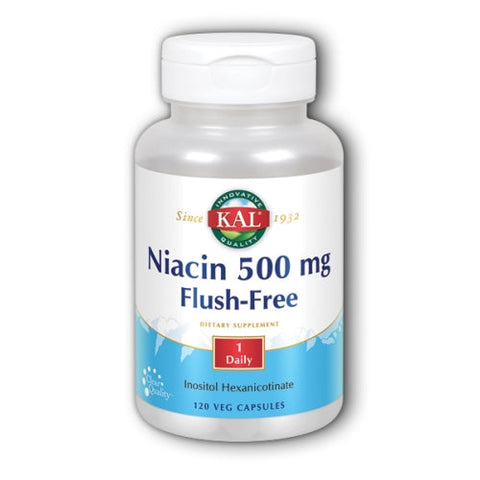 Kal, Niacin Flush Free, 120 Veg Caps