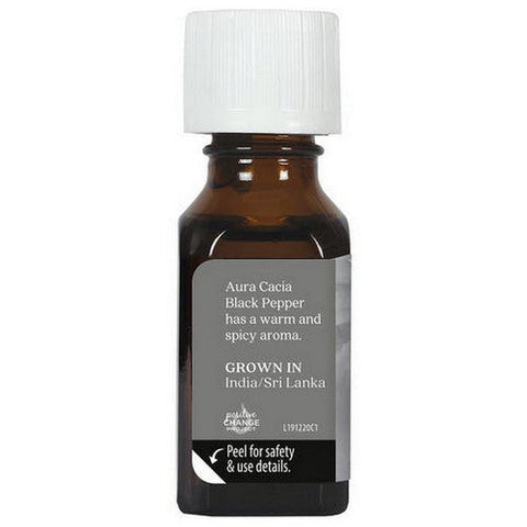 Aura Cacia, Essential Oil, Black Pepper .50 Oz