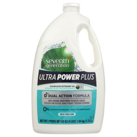 Seventh Generation, Dish Gel, Power Plus 65 Oz(case of 6)