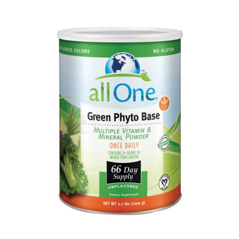 All One, Green Phyto-Base Powder, 66 Day supply 2.2 Lbs