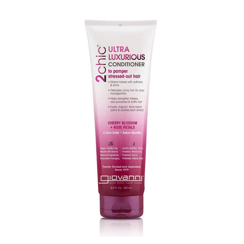 Giovanni Cosmetics, 2Chic Ultra Luxurious Conditioner Cherry Blossom Rose, 8.5 Oz
