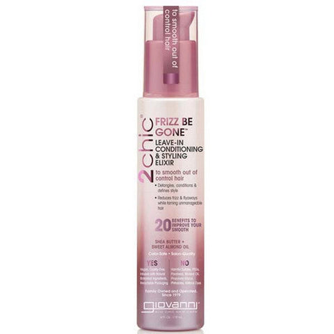 Giovanni Cosmetics, 2chic Frizz Be Gone Conditioner, Shea Butter 4 Oz