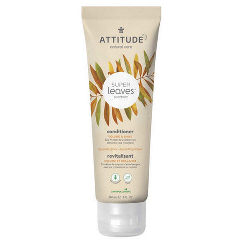 Attitude, Natural Nourishing And Strengthening Conditioner, Volume and Shine 8.1 Oz