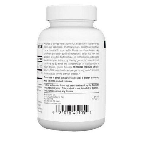 Source Naturals, Broccoli Sprouts Extract, 120 Tabs