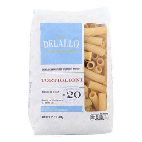 Pasta Tortglioni 16 Oz by Delallo