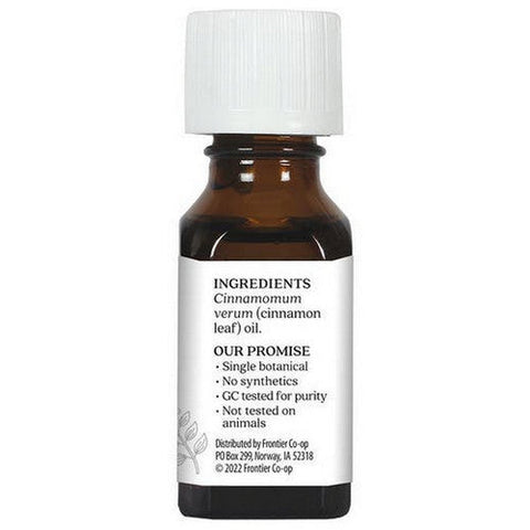 Aura Cacia, Essential Oil Cinnamon Leaf, (cinnamomum zeylanicum) 0.5 Fl Oz