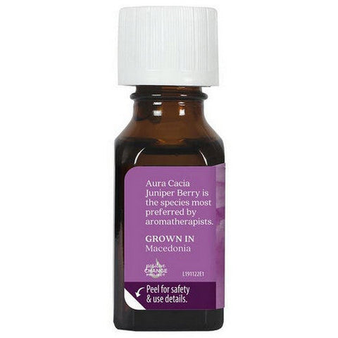 Aura Cacia, Essential Oil Juniper Berry, (juniperus communis) 0.5 Fl Oz