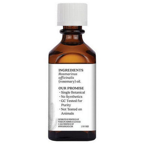 Aura Cacia, Essential Oil Rosemary, (rosemarinus officinalis) 2 Fl Oz