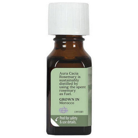 Aura Cacia, Essential Oil Rosemary, (rosemarinus officinalis) 0.5 Fl Oz