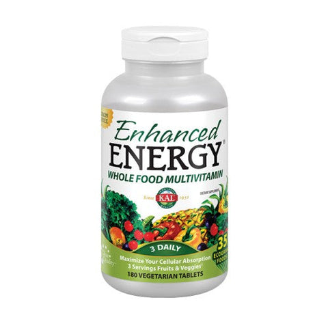 Kal, Enhanced Energy Iron Free, 180 Tabs