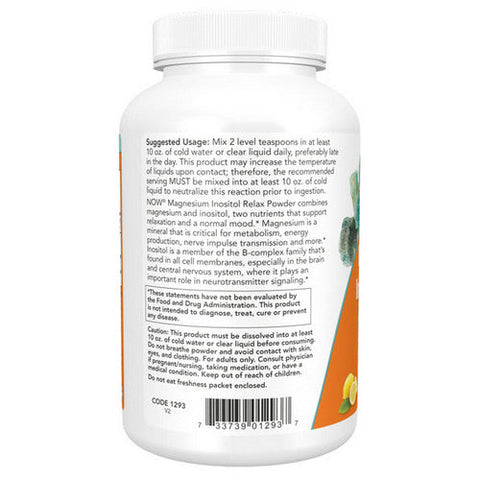 Now Foods, Magnesium Inositol Relax, 16 Oz